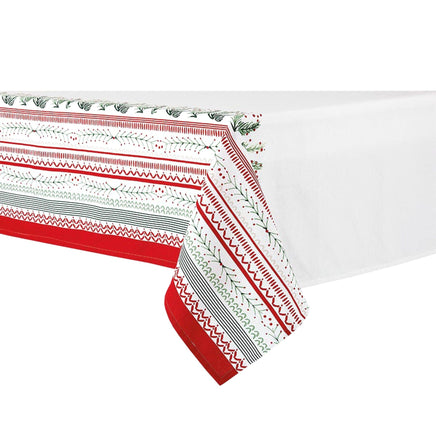 Ladelle Wonderful Christmas Xmas Festival Cotton Tablecloth Oblong 10 Seater 150 x 265 cm Home & Garden Kings Warehouse