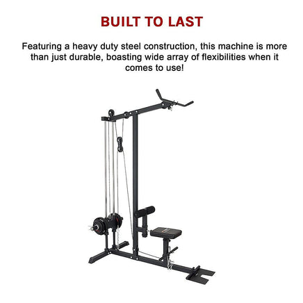 Lat PullDown Low Row Fitness Machine Sports & Fitness Kings Warehouse