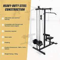 Lat PullDown Low Row Fitness Machine Sports & Fitness Kings Warehouse