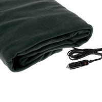 Laura Hill Heated Electric Car Blanket 150x110cm 12v - Black Kings Warehouse