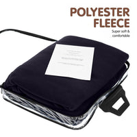 Laura Hill Heated Electric Car Blanket 150x110cm 12v - Blue Kings Warehouse