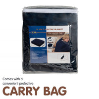 Laura Hill Heated Electric Car Blanket 150x110cm 12v - Blue Kings Warehouse