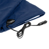 Laura Hill Heated Electric Car Blanket 150x110cm 12v - Navy Blue Kings Warehouse