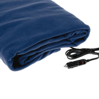 Laura Hill Heated Electric Car Blanket 150x110cm 12v - Navy Blue Kings Warehouse
