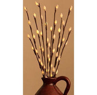 LED Light Bunch Stem - Warm White BATTERY fairy lights - 50cm high 20 bulbs/petals Kings Warehouse