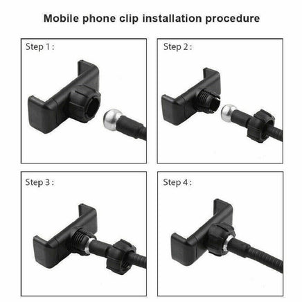 LED Selfie Ring Light with Cell Phone Holder Flexible Stand Live Stream Lamp AU Home & Garden Kings Warehouse