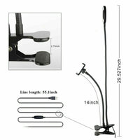 LED Selfie Ring Light with Cell Phone Holder Flexible Stand Live Stream Lamp AU Home & Garden Kings Warehouse