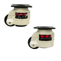 Leveling Casters Swivel Workbench Adjustable Wheel 1000KG Retractable 4PCS Tools Kings Warehouse