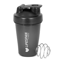 Lifespan Fitness Shaker Bottle 500ml in Black Sports & Fitness Kings Warehouse