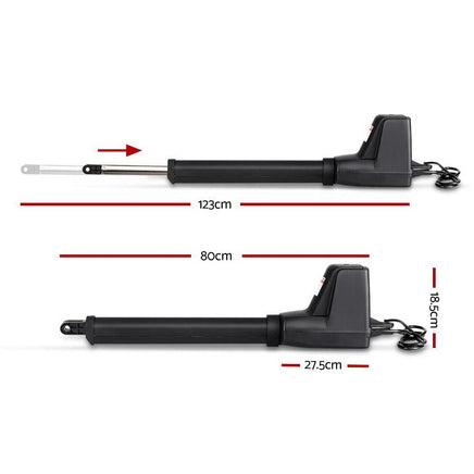 LockMaster Automatic Electric Gate Opener Double Swing Remote Control Kit 800KG Kings Warehouse
