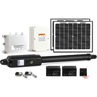 Lockmaster Single Swing Gate Opener 600KG 20W Solar Panel Home & Garden Kings Warehouse