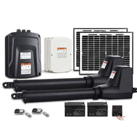 LockMaster Swing Gate Opener Auto 20W Solar Power Electric Remote Control 800KG End of Year Clearance Sale Kings Warehouse