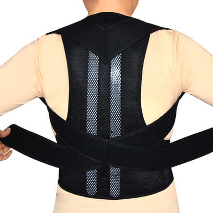 Lower Back Brace Unisex Posture Corrector Lumbar Support - Large Health & Beauty Kings Warehouse