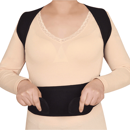 Lower Back Brace Unisex Posture Corrector Lumbar Support - Large Health & Beauty Kings Warehouse
