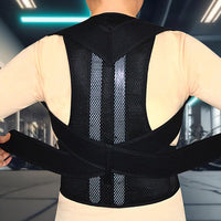 Lower Back Brace Unisex Posture Corrector Lumbar Support - Large Health & Beauty Kings Warehouse