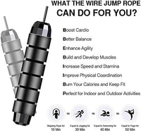 LT Skipping Rope Tangle-Free with Ball Bearings Rapid Speed Jump Rope Cable Ideal for Fitness Gym (Red) Kings Warehouse