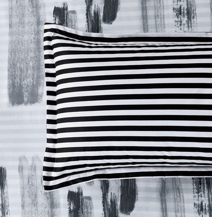 Lucas microfiber reversible quilt cover set-queen size Home & Garden Kings Warehouse