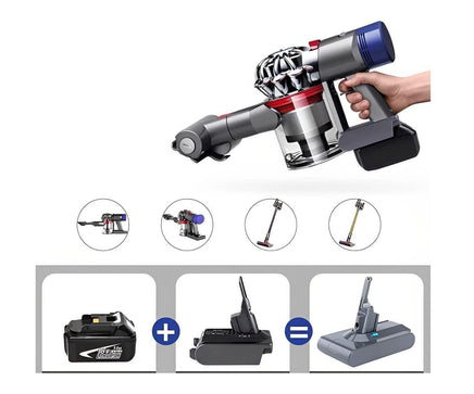 Makita 18V To Dyson V7 & V8 Battery Converter / Adapter Appliances Kings Warehouse