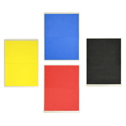 Martial Arts Supply Rebreakable Board Taekwondo, MMA, Karate-Set: Yellow, Blue, Red & Black Sports & Fitness Kings Warehouse