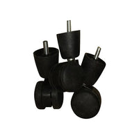 Mattress Base Ensemble King Size Solid Wooden Slat in Black with Removable Cover Furniture Kings Warehouse