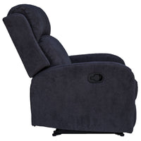 Maxcomfy Fabric Manual Recliner Lounge Arm Chair - Dark Grey Kings Warehouse 