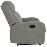 Maxcomfy Fabric Manual Recliner Lounge Arm Chair - Light Grey BLACK FRIDAY: Furniture & Décor Kings Warehouse 
