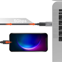 mbeat Elite USB 3.0 (Male) to USB-C (Female) Adapter - Space Grey Electronics Kings Warehouse