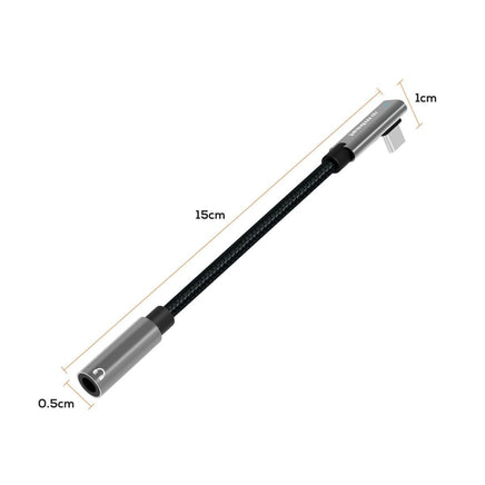 mbeat Elite USB-C to 3.5 Audio Adapter - Space Grey Audio & Video Kings Warehouse