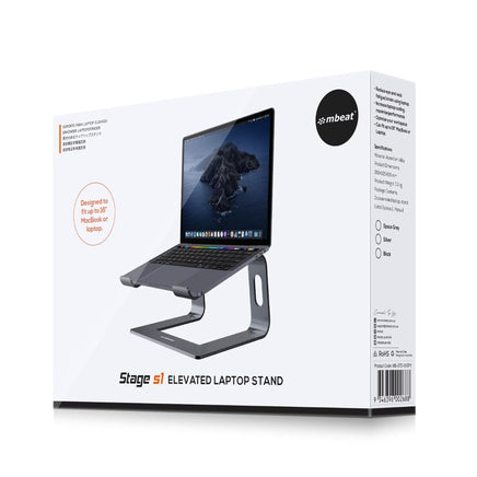 mbeat Stage S1 Space Grey Elevated Laptop Stand up to 16"" Laptop Audio & Video Kings Warehouse