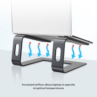 mbeat Stage S1 Space Grey Elevated Laptop Stand up to 16"" Laptop Audio & Video Kings Warehouse