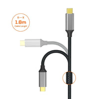 mbeat Tough Link 1.8m 4K USB-C to HDMI Cable - Space Grey Appliances Kings Warehouse