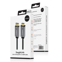 mbeat Tough Link 1.8m 4K/60Hz Display Port to HDMI Cable - Space Grey Appliances Kings Warehouse