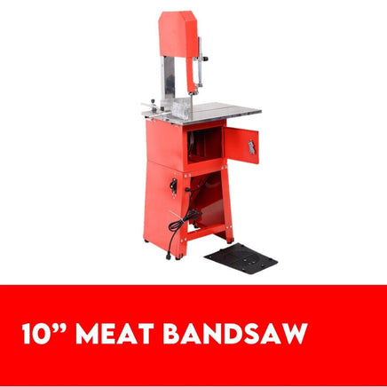 Meat Cutting Band Saw 10" meat mincer Bandsaw Sausage Filler Slicer Grinder Home & Garden Kings Warehouse