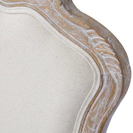 Medium Size Oak Wood White Washed Finish Arm Chair Dining Set Furniture Kings Warehouse