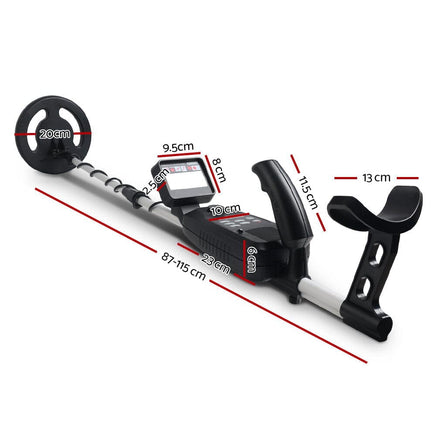 Metal Detector 180MM Deep Sensitive Waterproof Treasure Hunter Gold Digger Outdoor Kings Warehouse