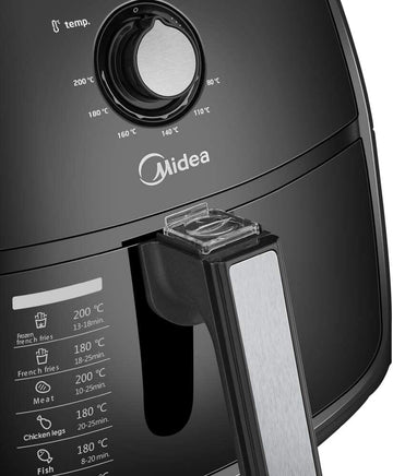 Midea 4L 1500W Multi-functional Air Fryer - Black Appliances Kings Warehouse