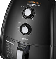Midea 4L 1500W Multi-functional Air Fryer - Black Appliances Kings Warehouse