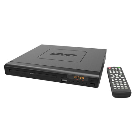 Mini-Size DVD Player (Black) w/ Multi-Region Set-up & Compact Size Audio & Video Kings Warehouse
