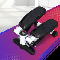 Mini Stepper with Resistance Rope Aerobic Trainer 150KG White Sports & Fitness Kings Warehouse