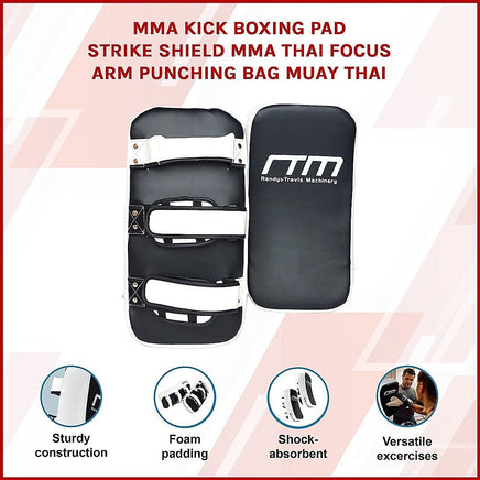 MMA Kick Boxing Pad Strike Shield MMA Thai Focus Arm Punching Bag Muay Thai Sports & Fitness Kings Warehouse