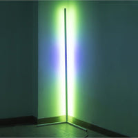 Modern - Colour RGB - Minimalist LED Corner Floor Lamp - White - Mood Lighting Home & Garden Kings Warehouse