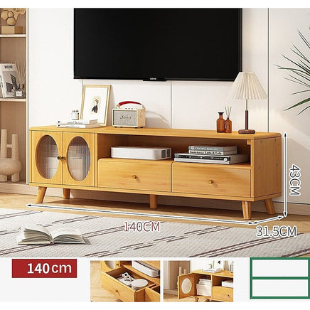 Modern TV Cabinet Entertainment Unit Stand Storage Furniture Kings Warehouse