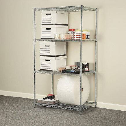 Modular Wire Storage Shelf 1200 x 600 x 1800mm Steel Shelving Furniture Kings Warehouse