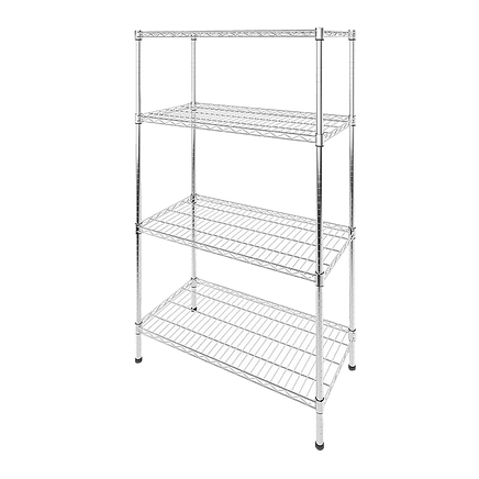 Modular Wire Storage Shelf 1200 x 600 x 1800mm Steel Shelving Furniture Kings Warehouse