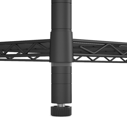 Modular Wire Storage Shelf 1500 x 350 x 1800mm Steel Shelving Furniture Kings Warehouse