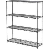 Modular Wire Storage Shelf 1500 x 350 x 1800mm Steel Shelving Furniture Kings Warehouse