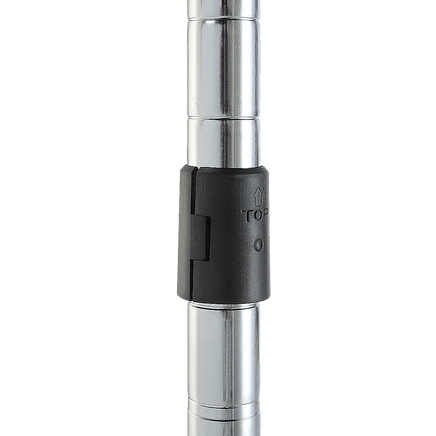 Modular Wire Storage Shelf 1500 x 450 x 1920mm Steel Shelving with Wheels Furniture Kings Warehouse