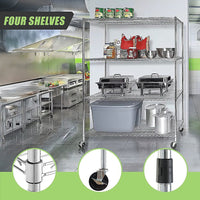 Modular Wire Storage Shelf 1500 x 600 x 1800mm Steel Shelving Furniture Kings Warehouse