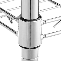 Modular Wire Storage Shelf 1500 x 600 x 1800mm Steel Shelving Furniture Kings Warehouse