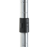 Modular Wire Storage Shelf 350 x 350 x 1800mm Steel Shelving Furniture Kings Warehouse